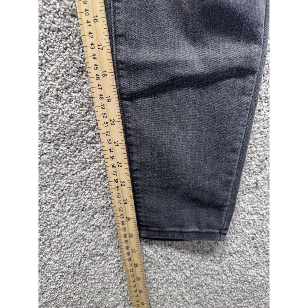 Judy Blue Jeans Womens 7/28 Black Grey Skinny Distressed Rip Grunge Made In USA - Picture 8 of 12
